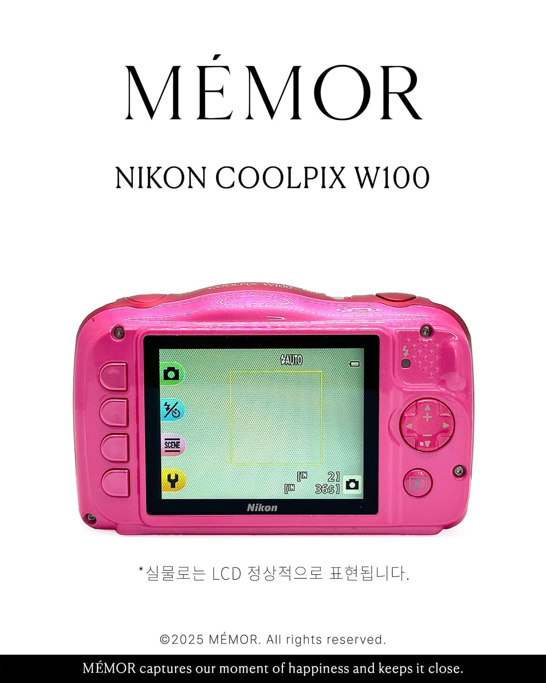 찰스엔터님사용/방수기능💦NIKON COOLPIX W100 니콘 디카 상품이미지5