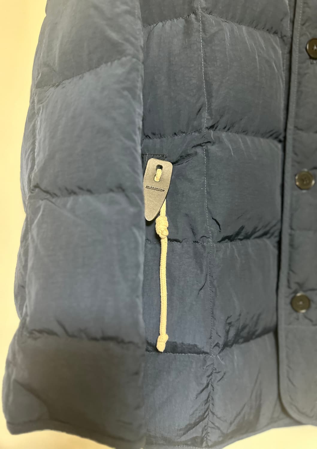 질샌더 네이비 블루 퀼팅구스다운패딩 자켓 상품이미지3