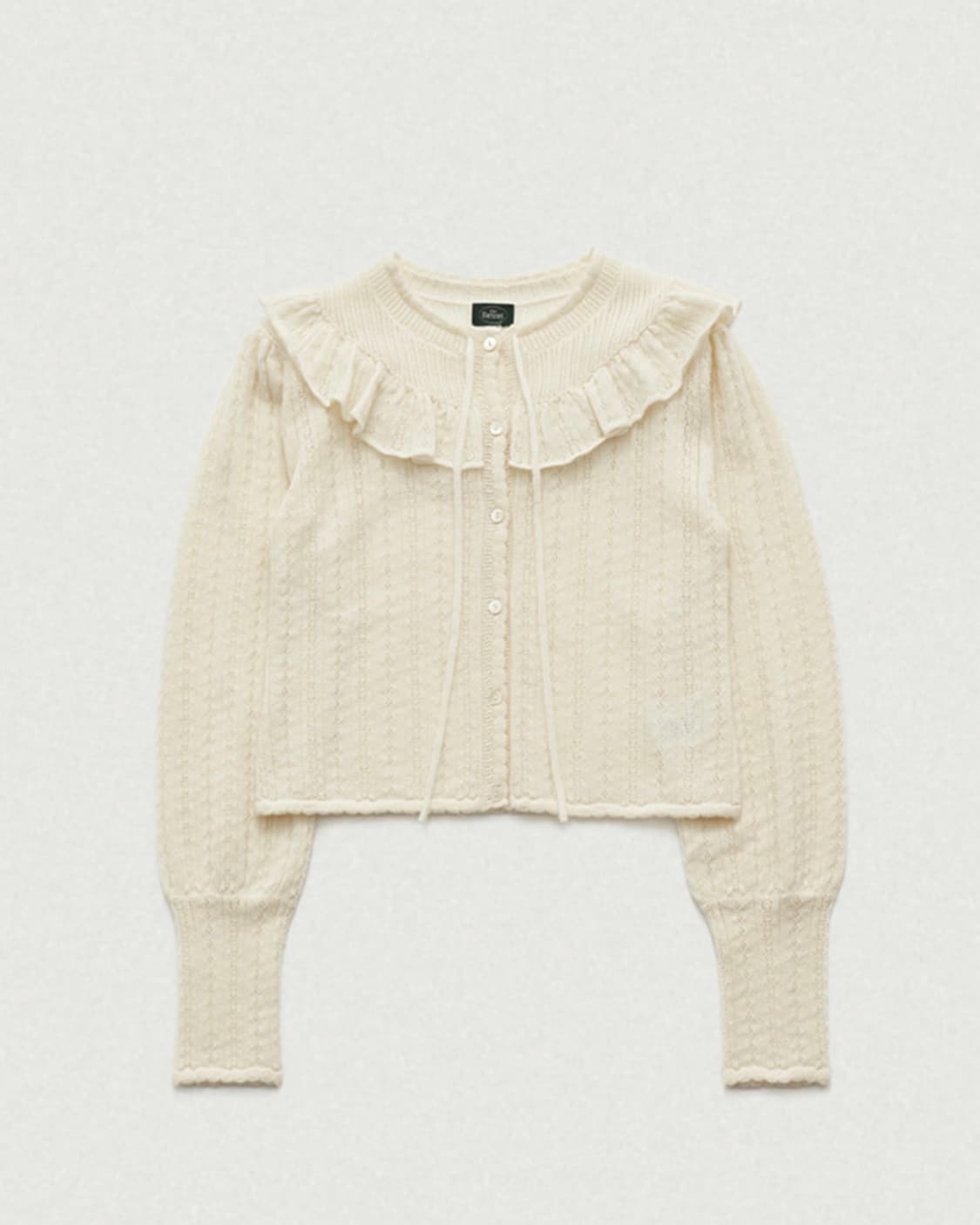 Finni Pointelle Knit Cardigan 상품이미지1