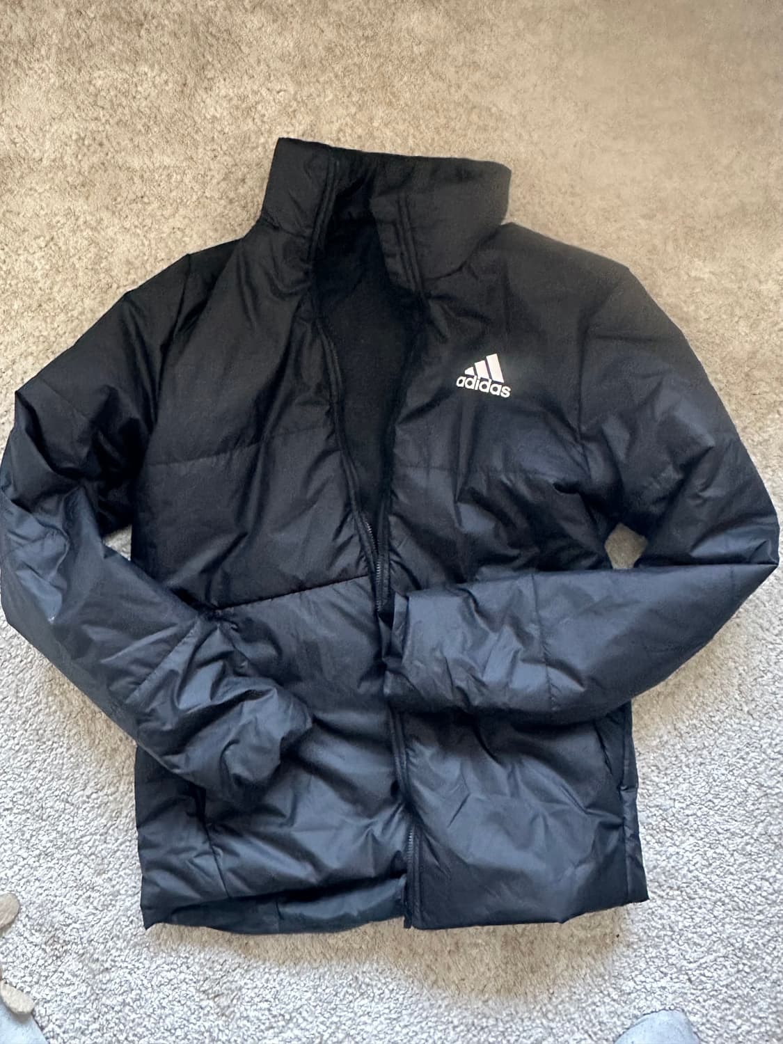 아디다스 블랙 경량패딩 S  상품이미지1