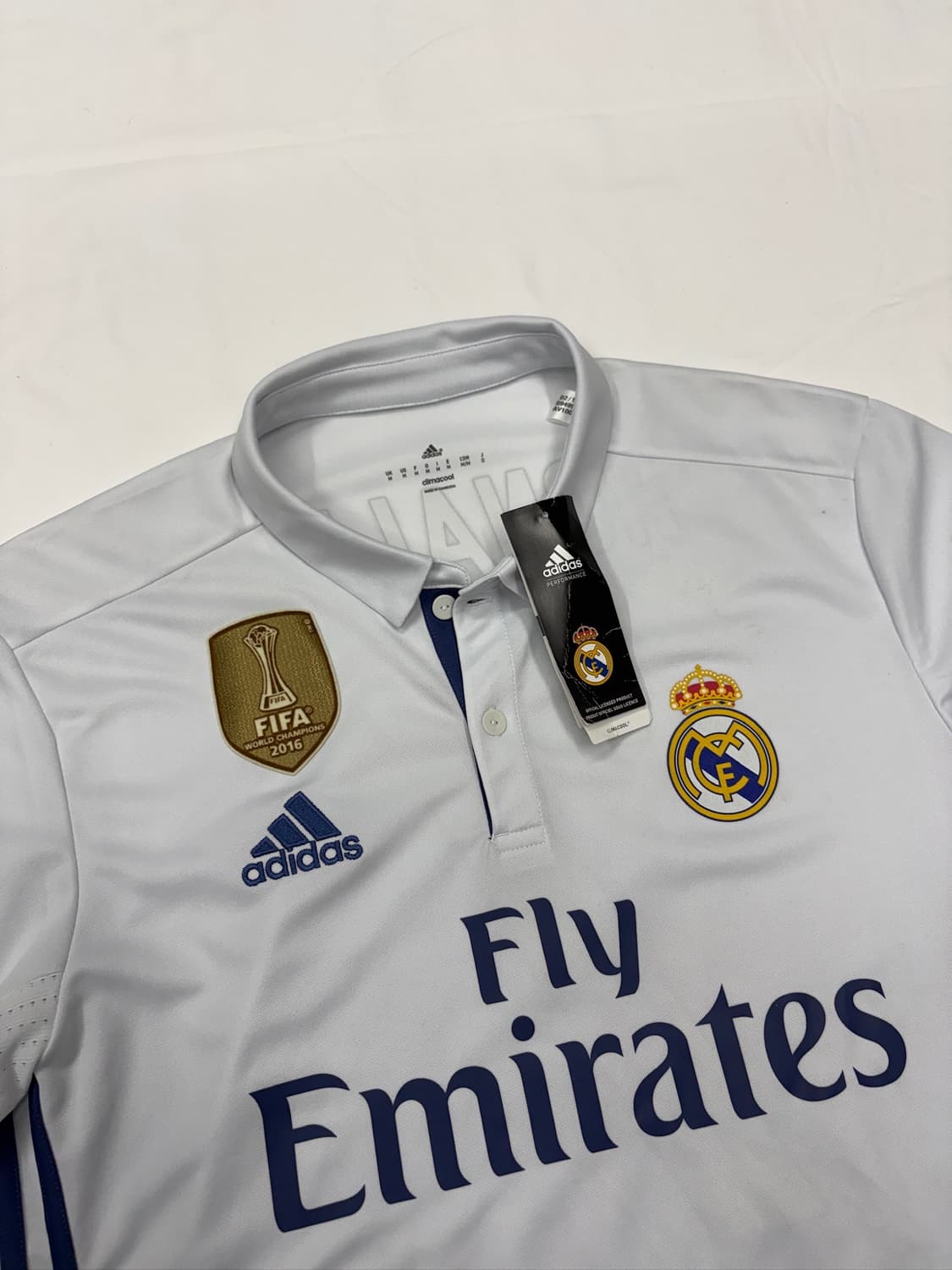 레알 마드리드 16 17 호날두 홈 유니폼 반팔 져지 상품이미지10