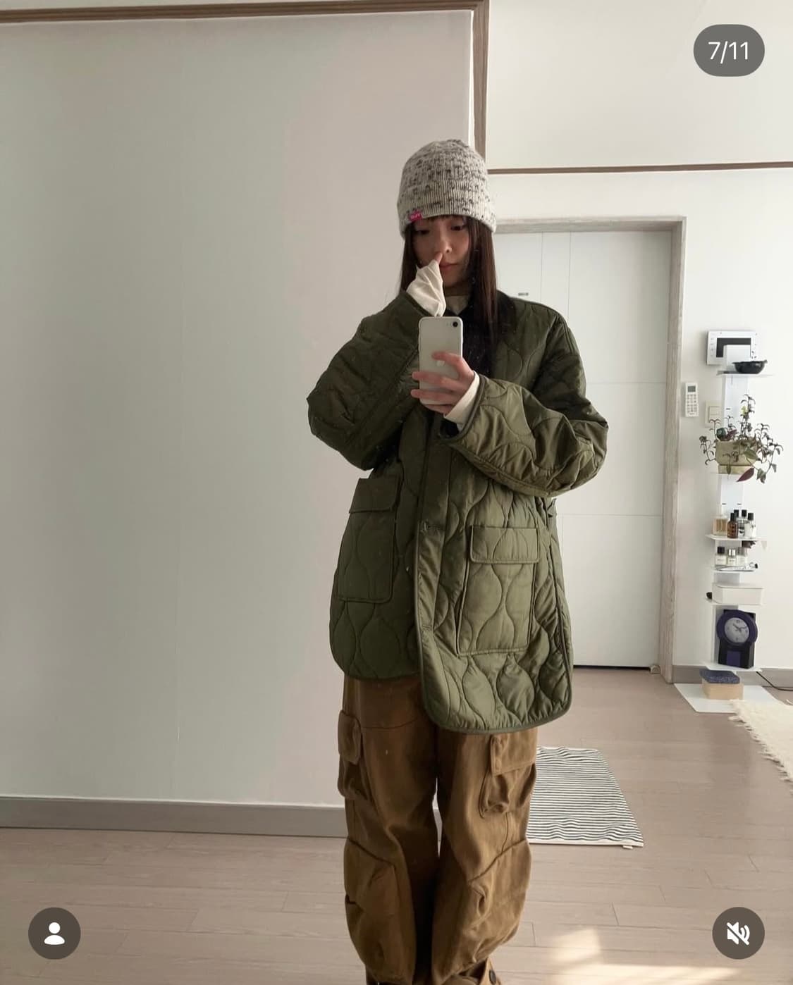 문선 Bitte Big Pocket Cargo Pants / Carame 상품이미지1