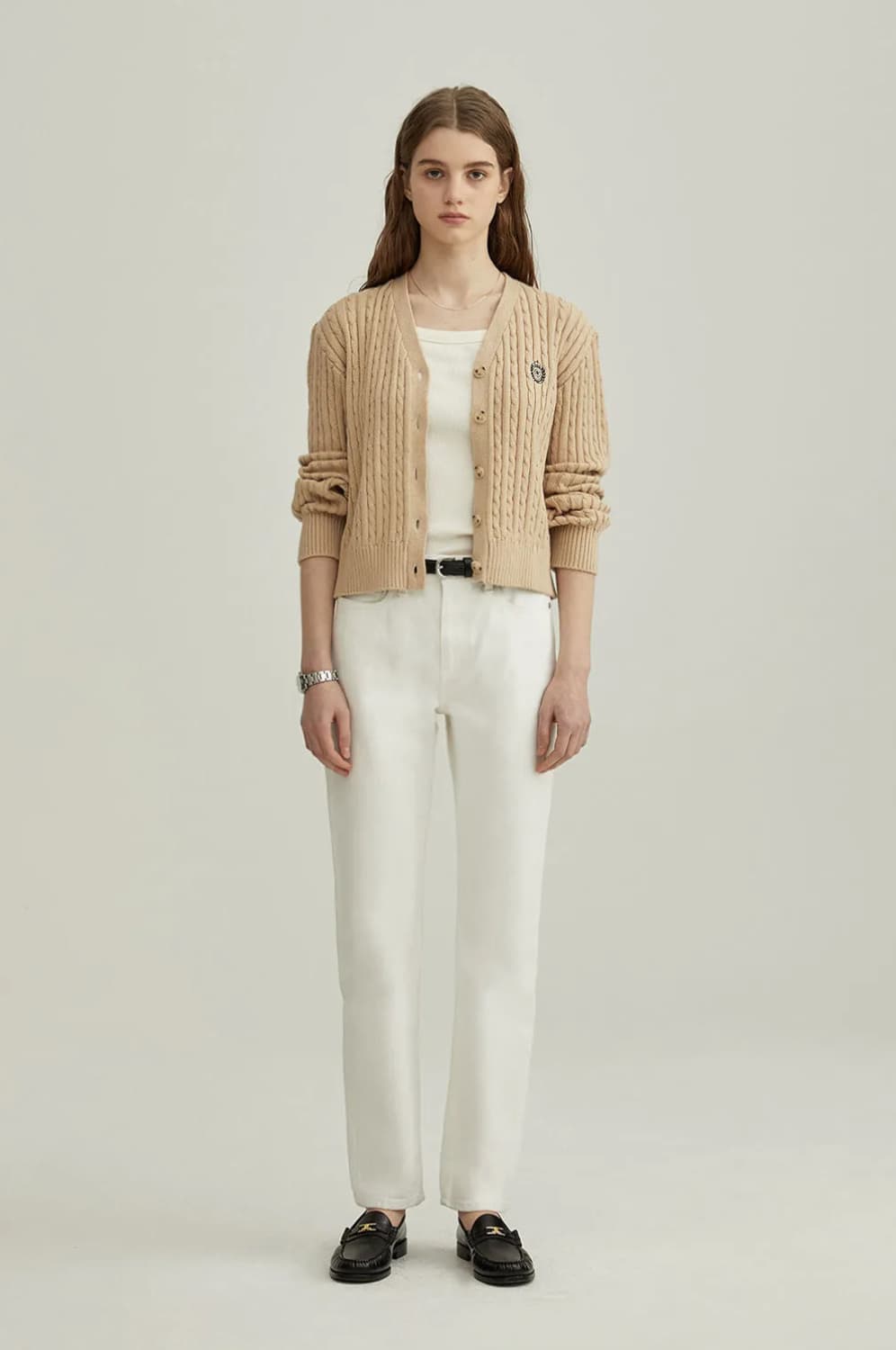 던스트 에센셜 스트레이트 진 데님 오프화이트 s 상품이미지1