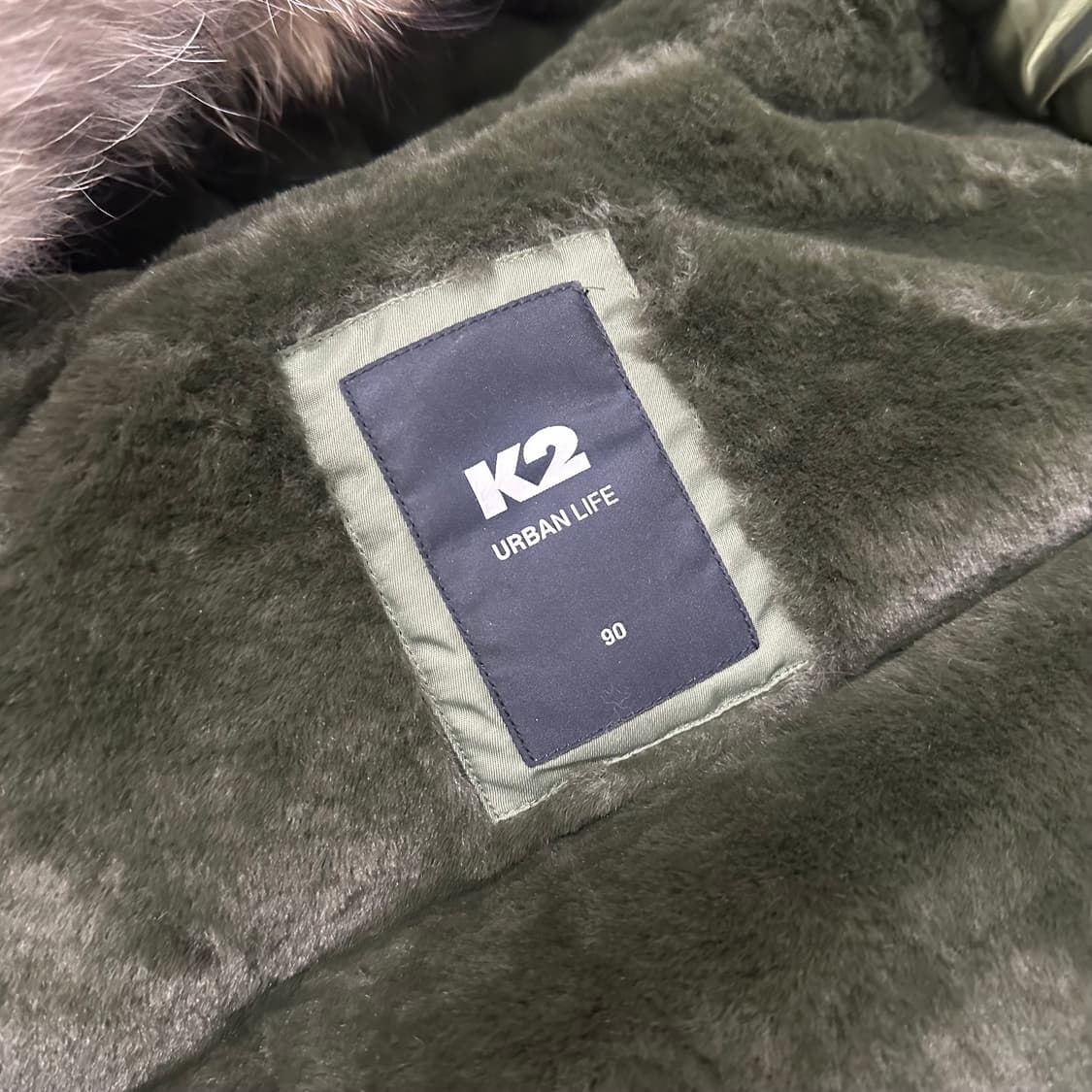 K2 케이투 고스트 브라보 구스다운 여성 롱패딩 카키 90(S) 상품이미지8