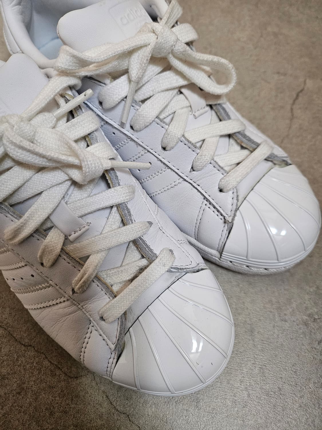 아디다스 슈퍼스타 흰색 230mm 상품이미지6