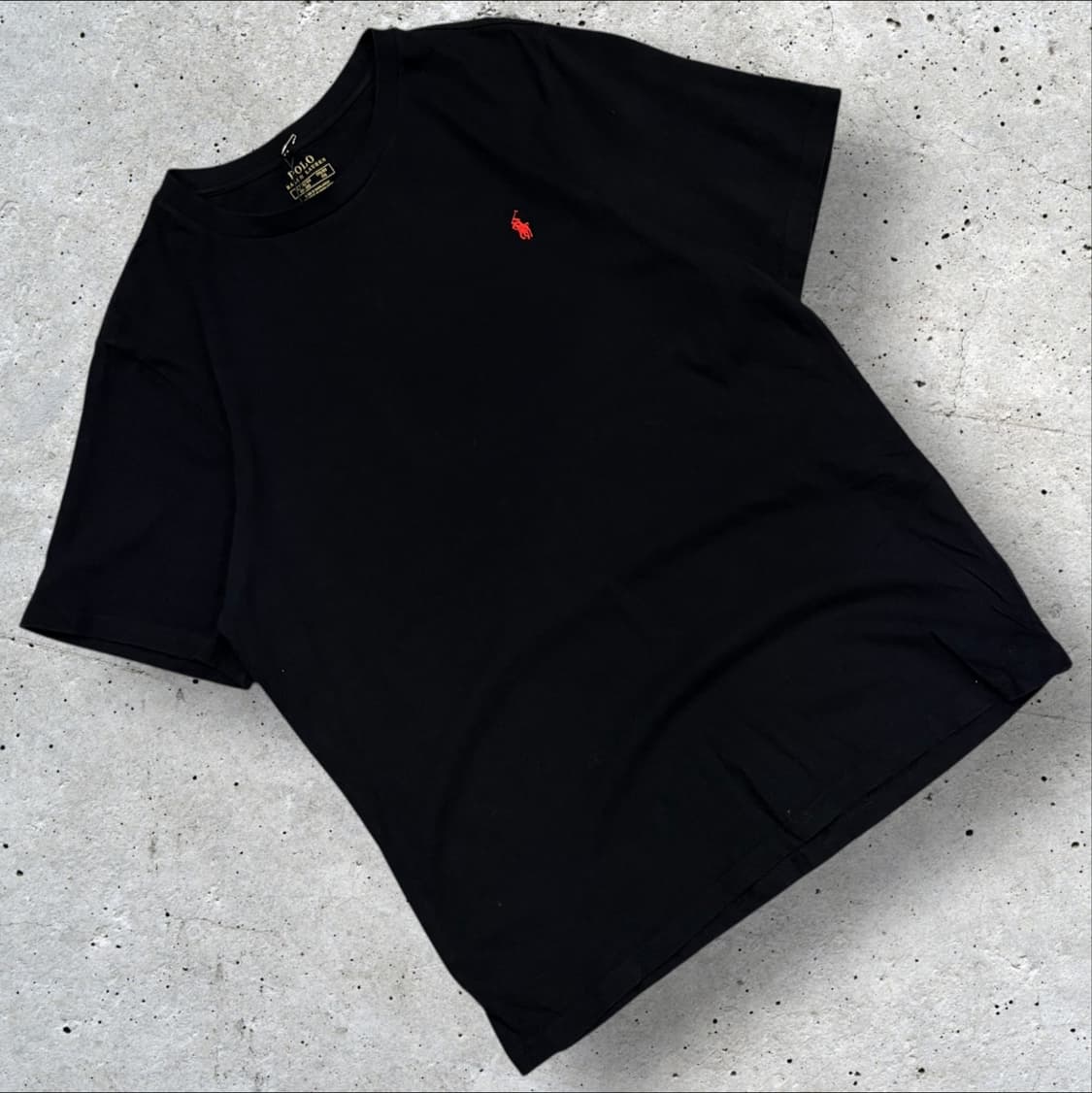 [XL] 폴로 랄프로렌 블랙 반팔 티셔츠 C360 상품이미지1