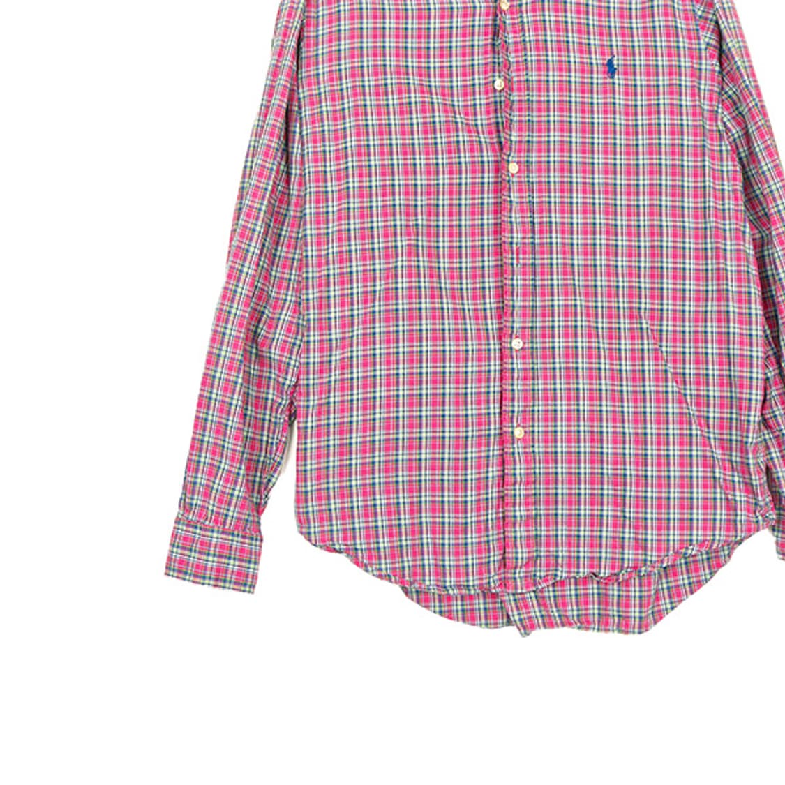 폴로랄프로렌 포니 플래드 체크 셔츠 (M) 상품이미지4