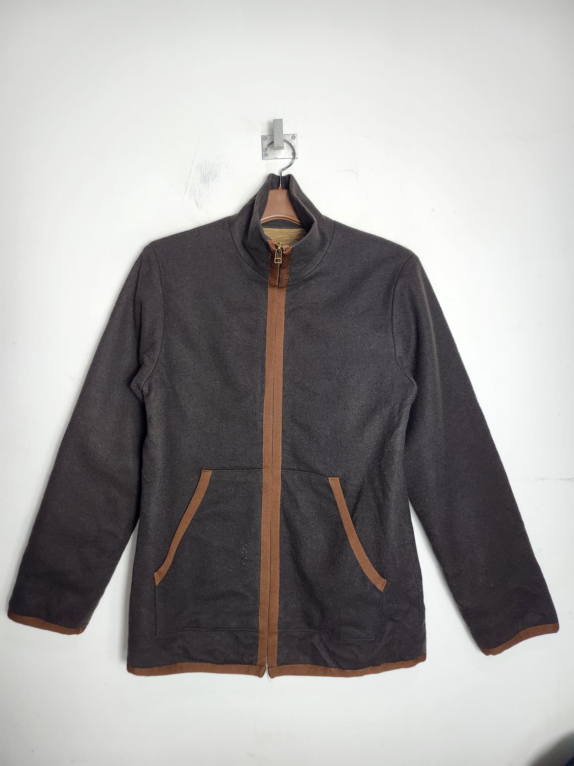 립스타 퀄팅 안감 울 자켓 상품이미지1