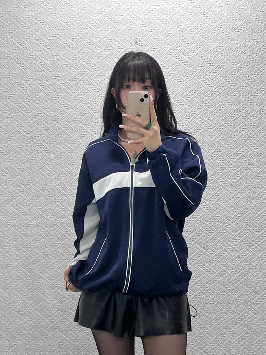 챔피온 올드스쿨 레트로 플레이로고 져지 집업 M C12336 상품이미지2