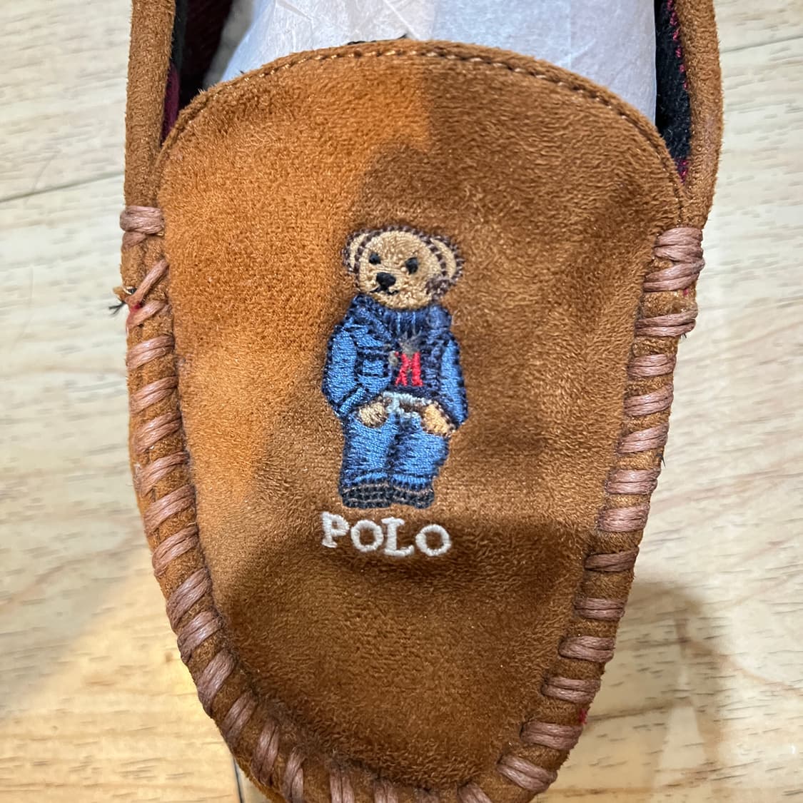 (240mm) 정품 폴로 곰돌이 모카신 상품이미지2