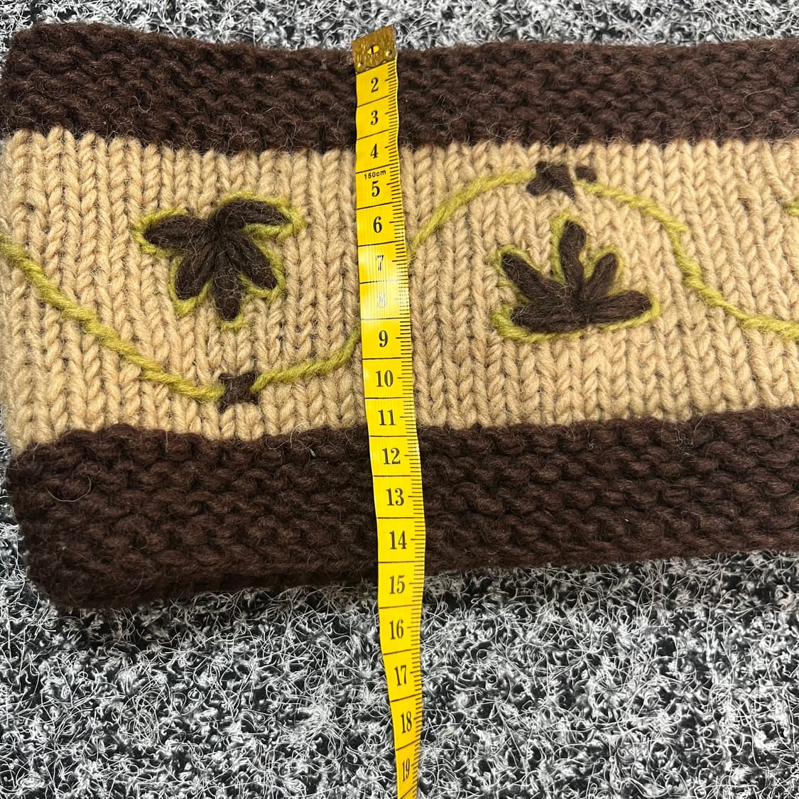 핸드메이드 뜨개 헤어밴드 귀마개 네팔 상품이미지4