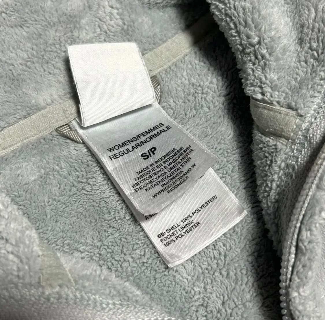 [S] Northface 노스페이스 우먼즈 라이트그레이 후리스 자켓 상품이미지9