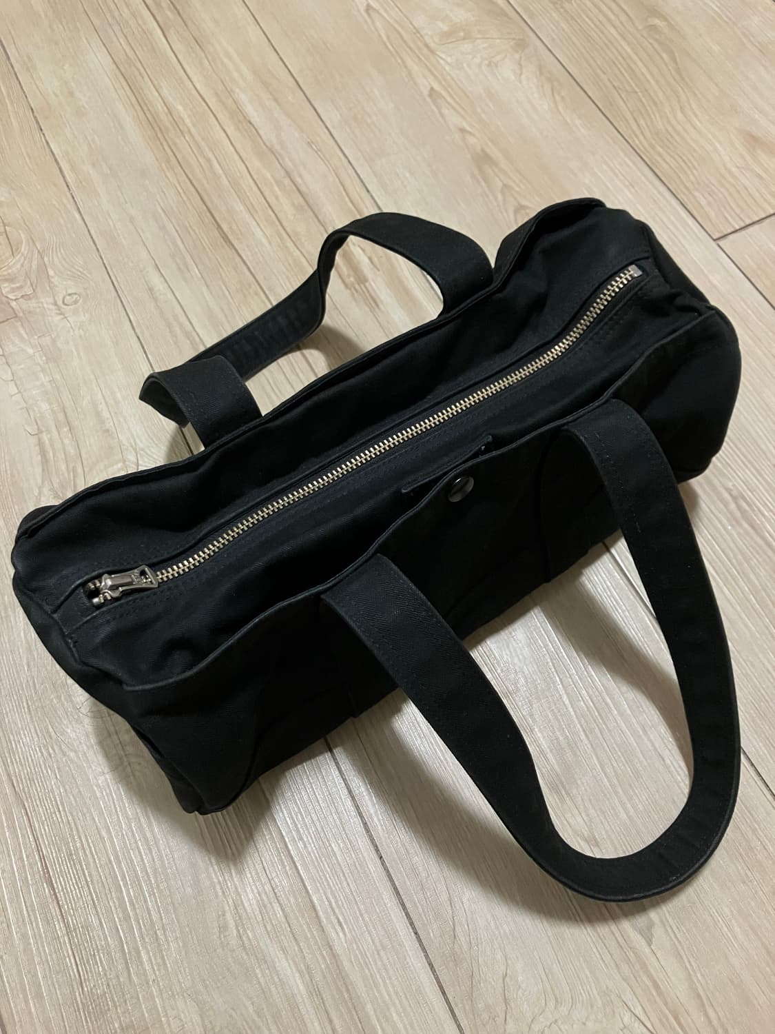 요시다 포터 코튼 보스턴백 블랙 상품이미지3