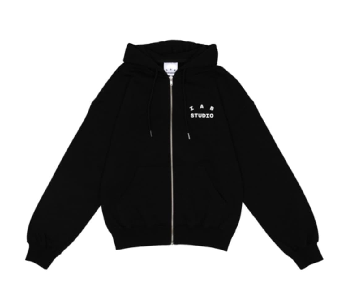아이앱 스튜디오 후드 집업 블랙 - 26SS 상품이미지1