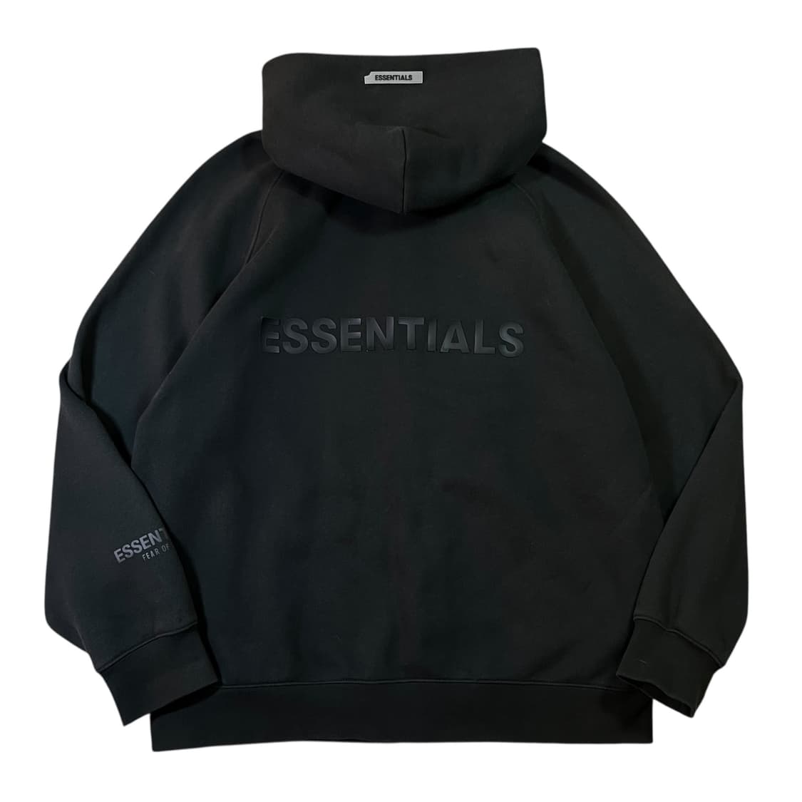 에센셜 빅로고 후드집업 상품이미지1