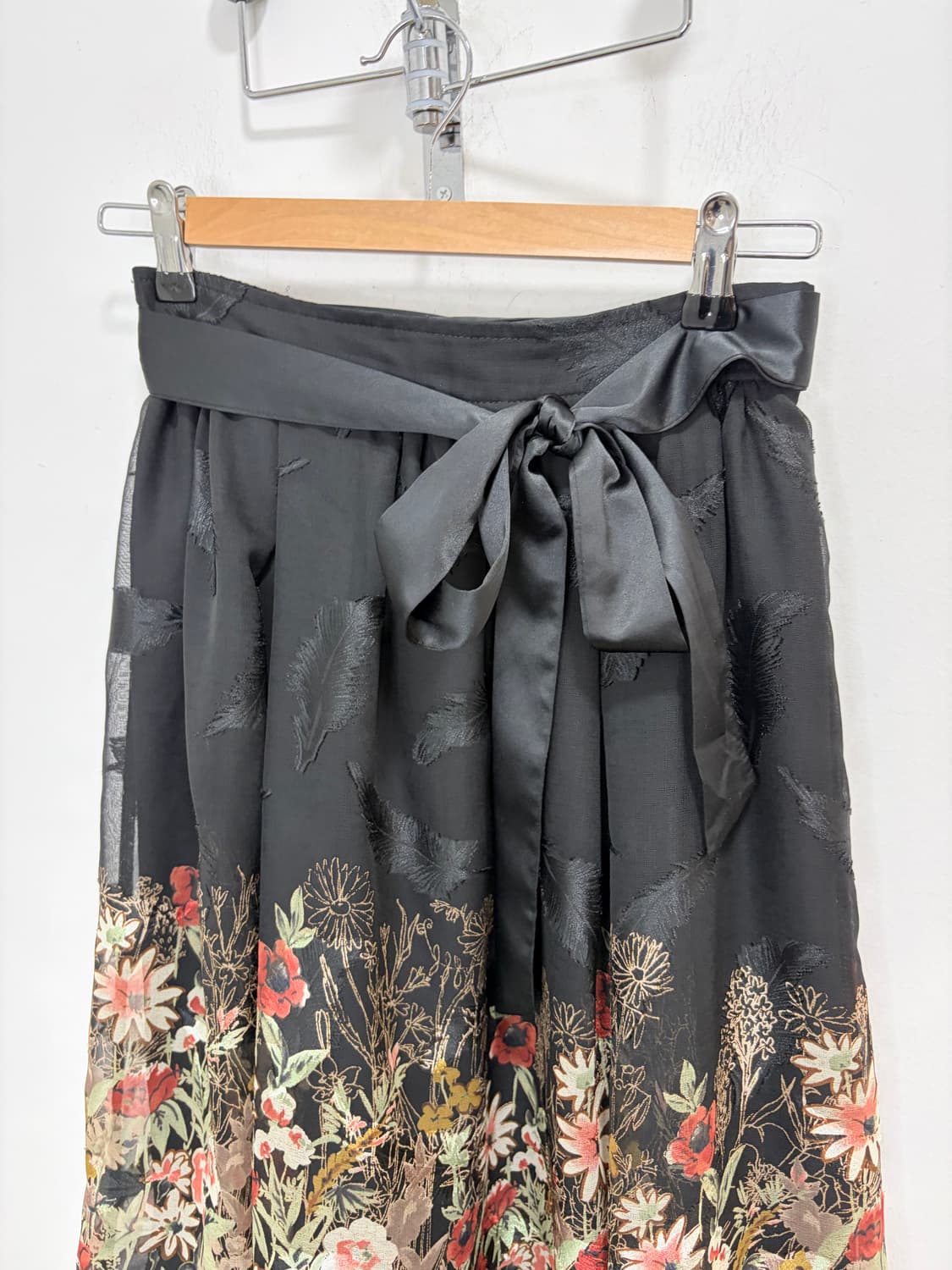 엑시즈팜 리본 꽃 스커트 치마 상품이미지3