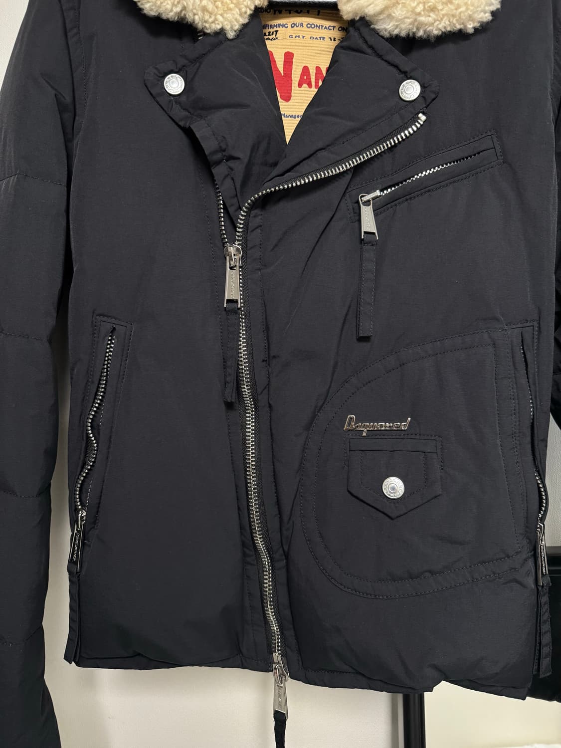 양털 라이더 패딩 자켓 상품이미지5