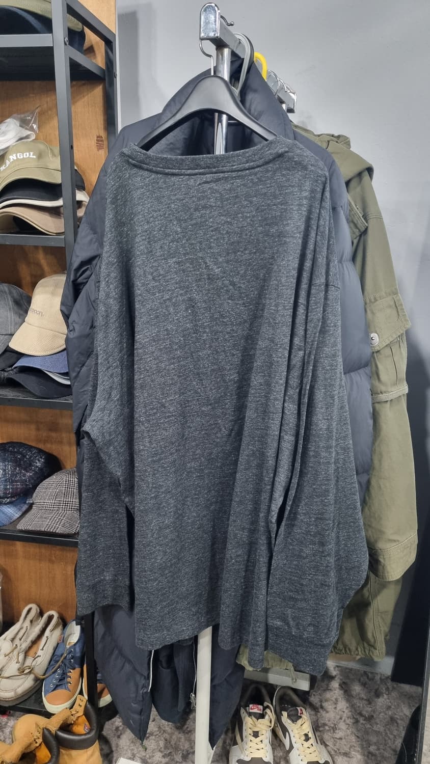 POLO 빅사이즈(4xL) 긴팔티셔츠 차콜 새거예요~ 상품이미지3