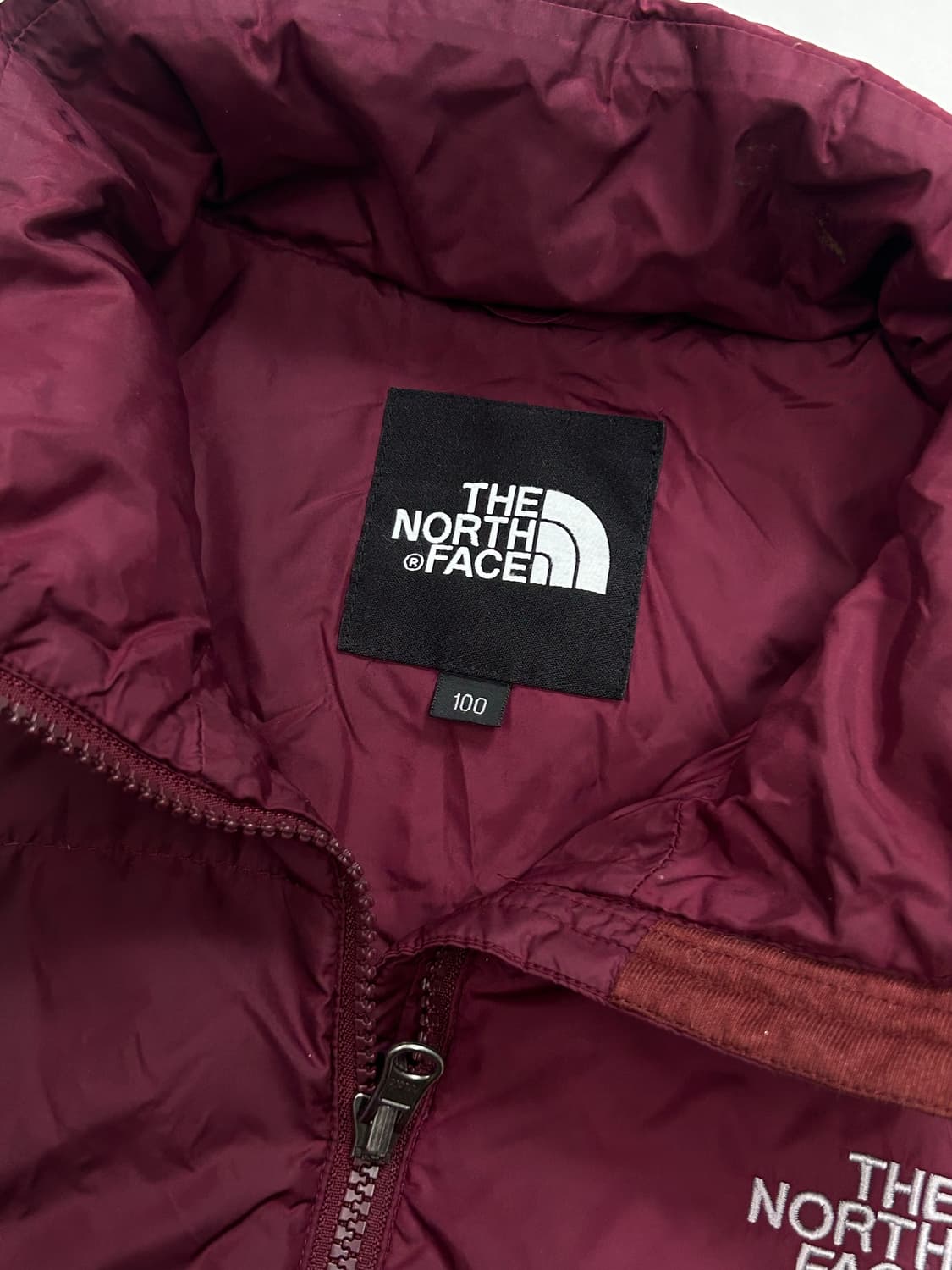 노스페이스 700 버건디 경량패딩 L 상품이미지5
