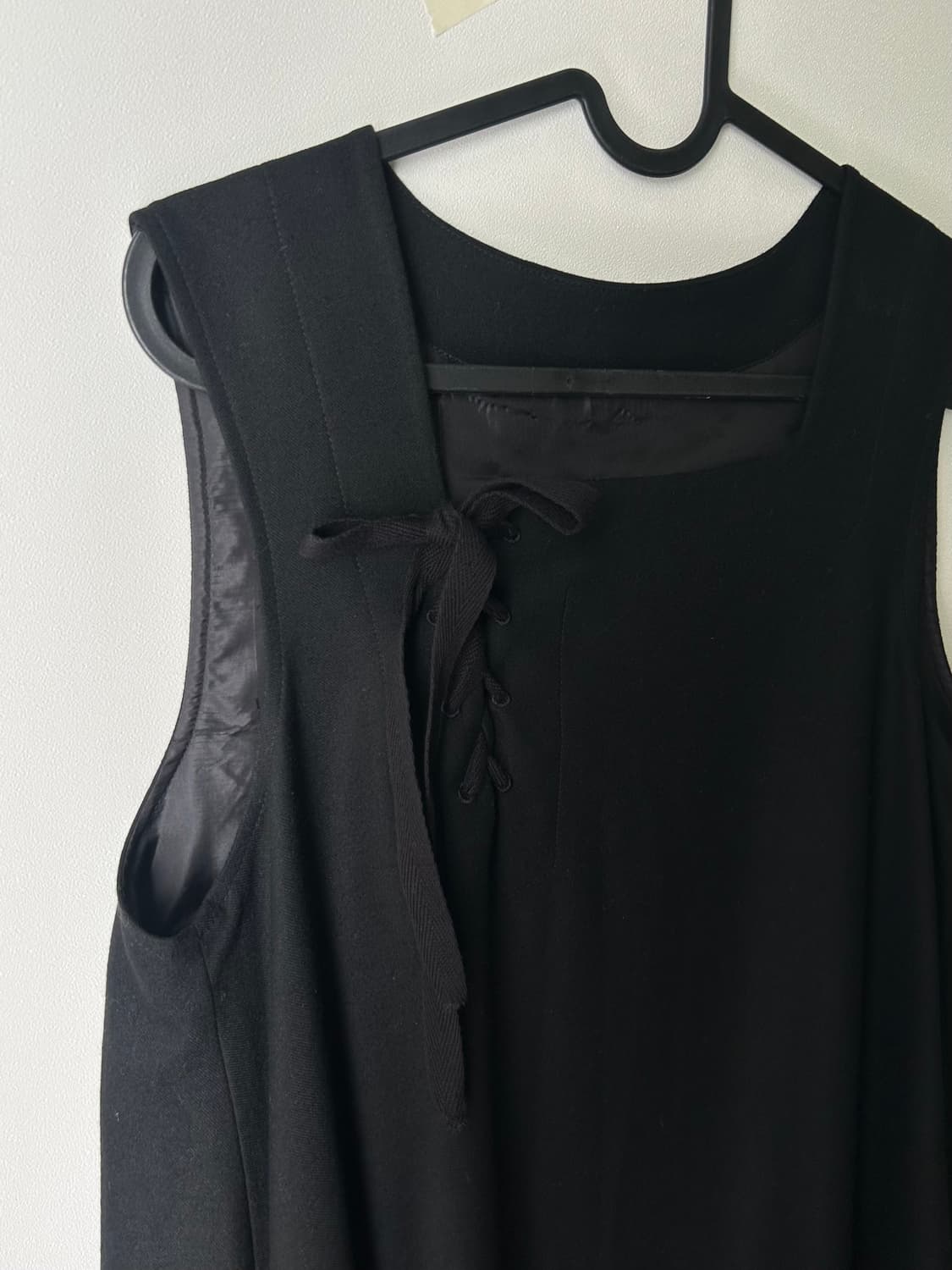 Vintage 울 스퀘어넥 원피스 상품이미지7