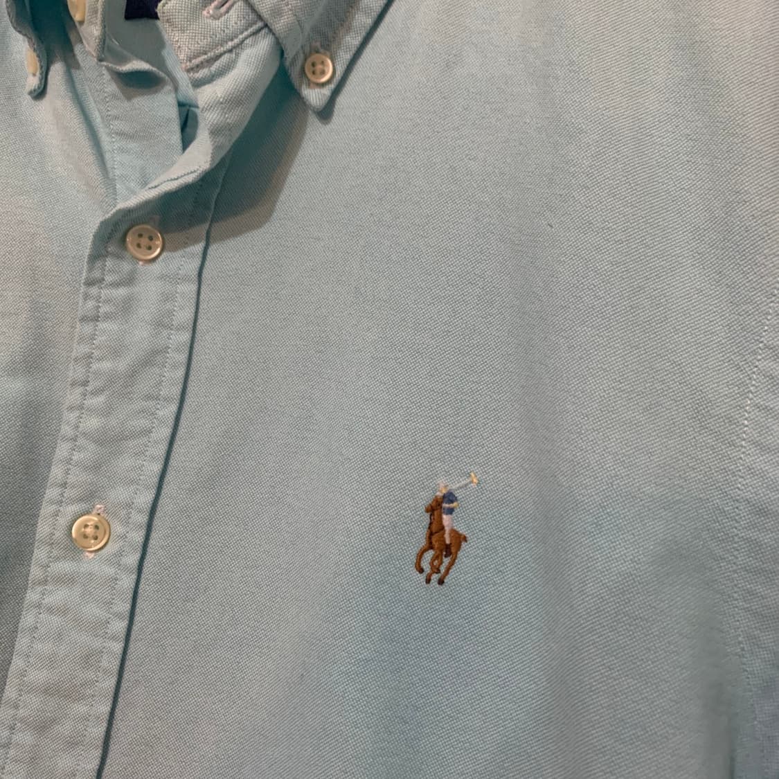 S 폴로랄프로렌 민트 옥스포드 셔츠 남방 상품이미지3