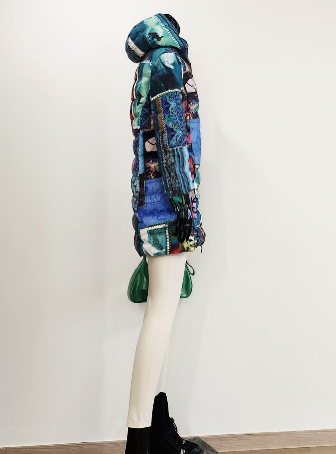 패치 스타일 패딩점퍼  상품이미지3