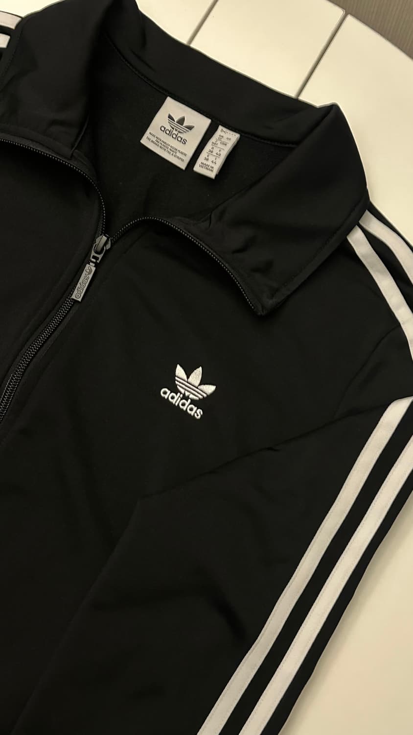 아디다스 파이어버드 트랙탑 블랙 져지 XS (투웨이) 상품이미지2