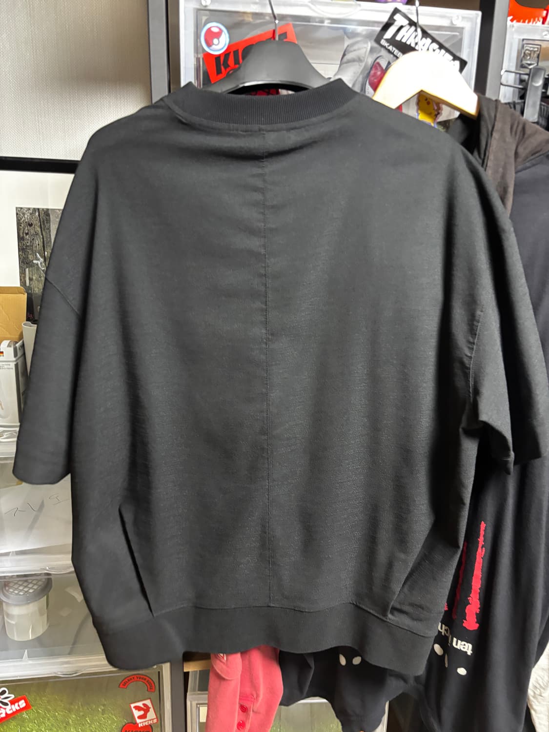 송지오 롤업 우븐티셔츠 사이즈 48 상품이미지2