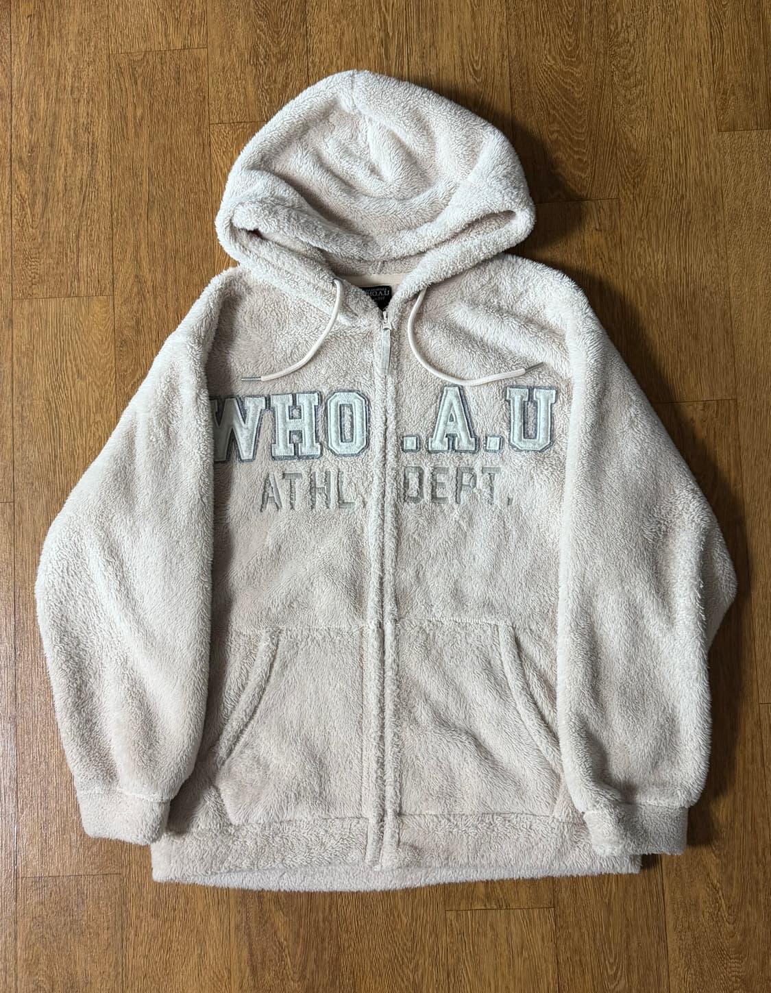 (매물귀함)후아유 보아털 후리스 후드집업 s 상품이미지2