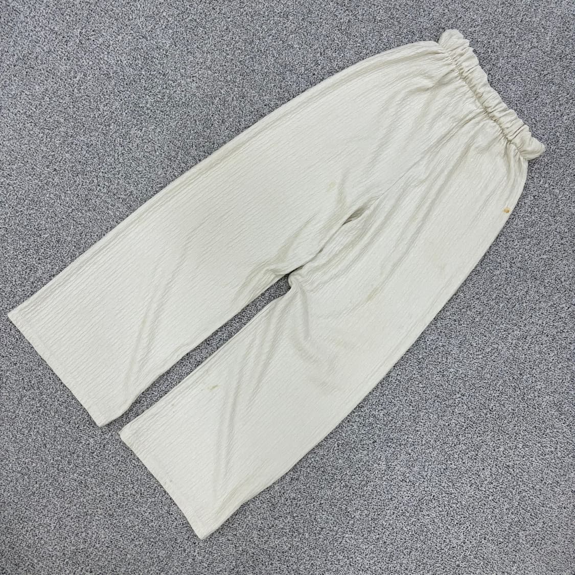 실측확인 빈티지 여성 허리밴딩 와이드 팬츠 0623J2 상품이미지1