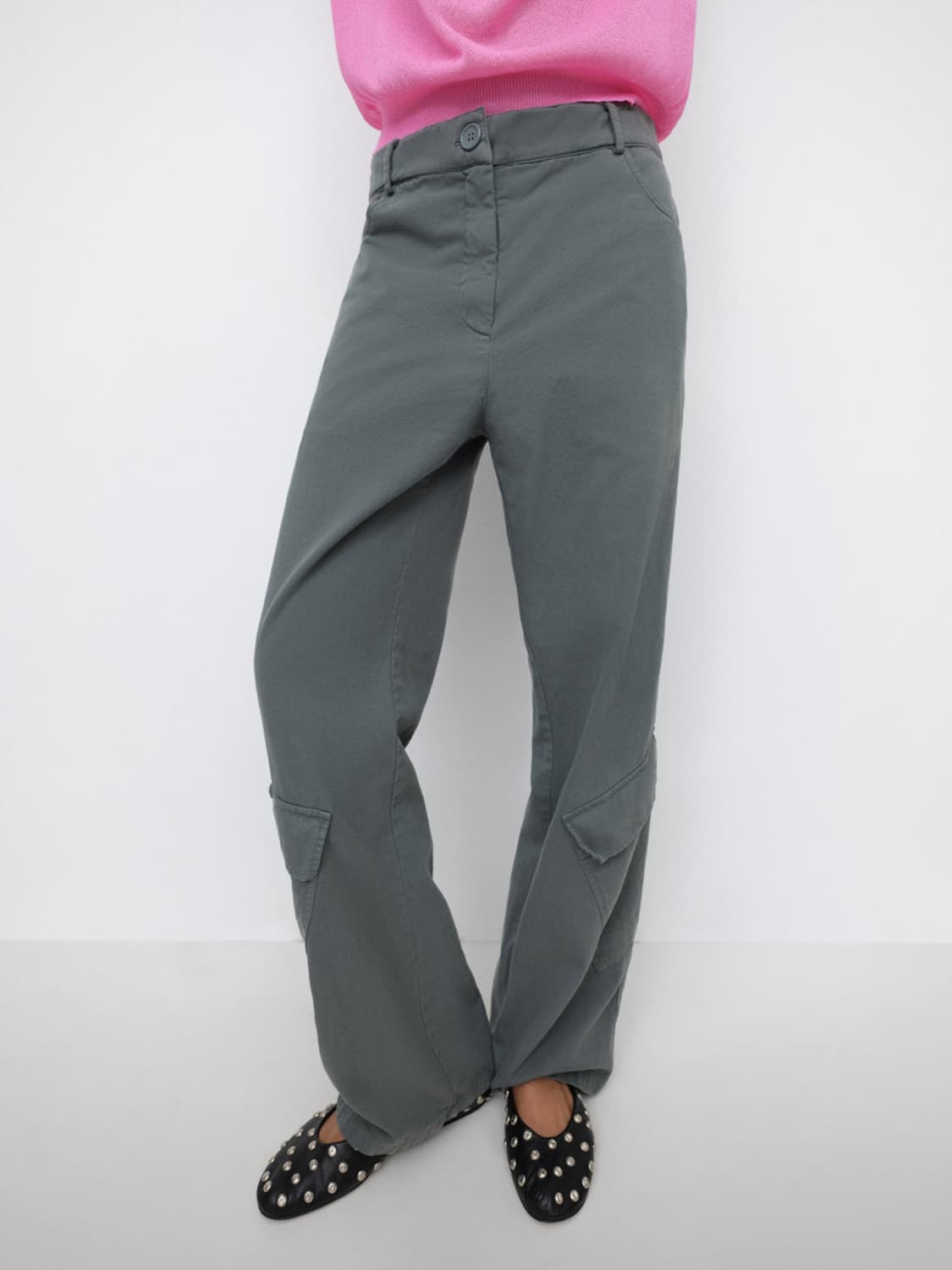 [36]기마구아스 IRINA 카고 팬츠/그레이 상품이미지1