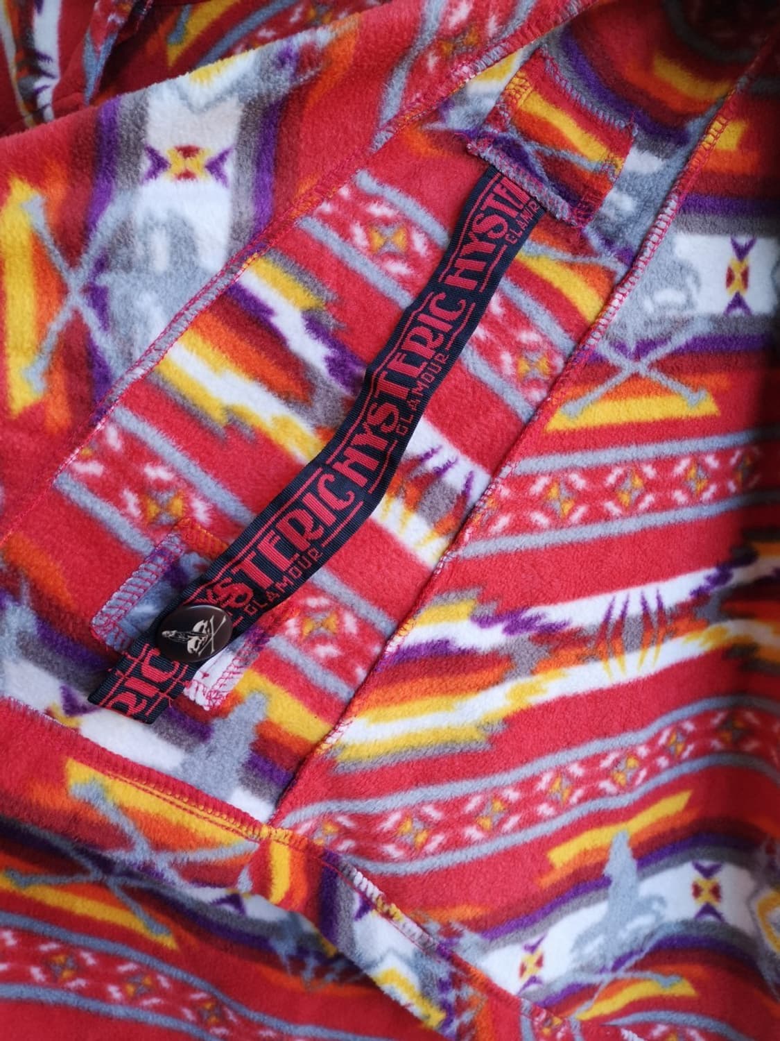 히스테릭글래머 플리스 집업 케이프 판초 상품이미지5