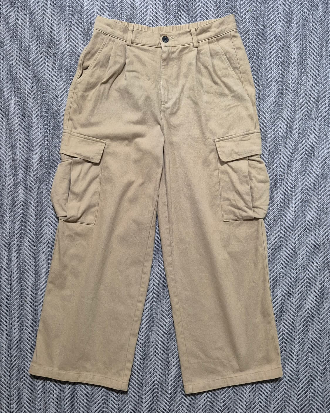 굿라이프웍스 밴딩 카고 팬츠 M 베이지 상품이미지1