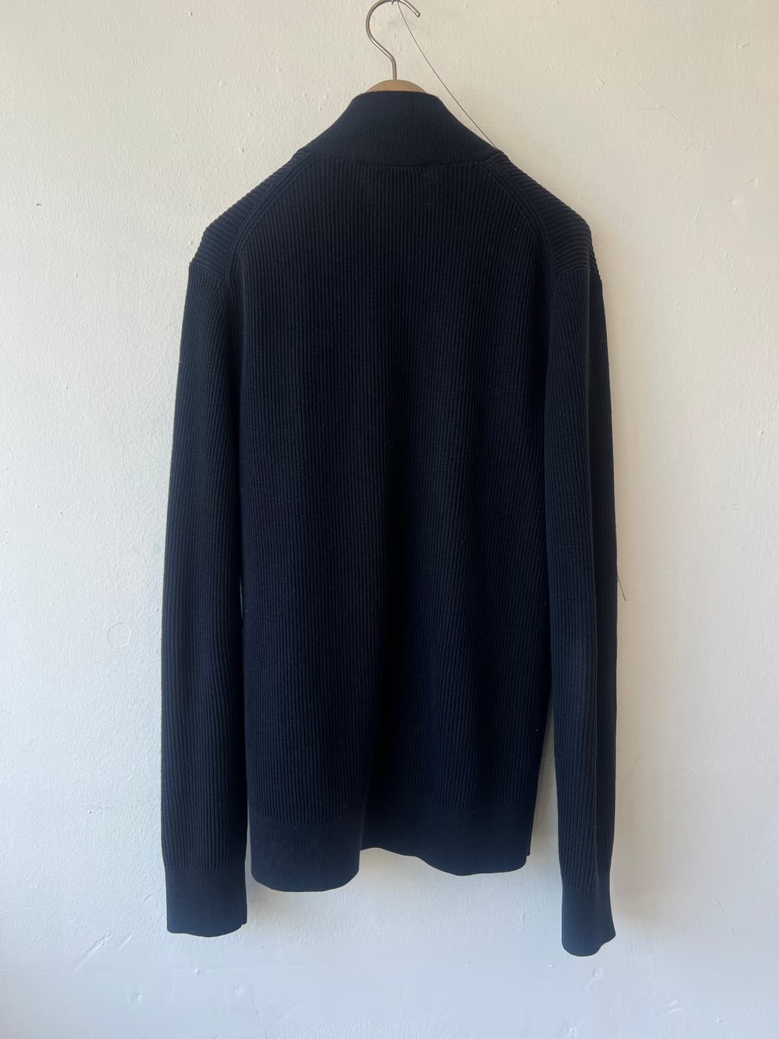 띠어리 남성 네이비 숄카라가디건 코튼가디건 상품이미지3