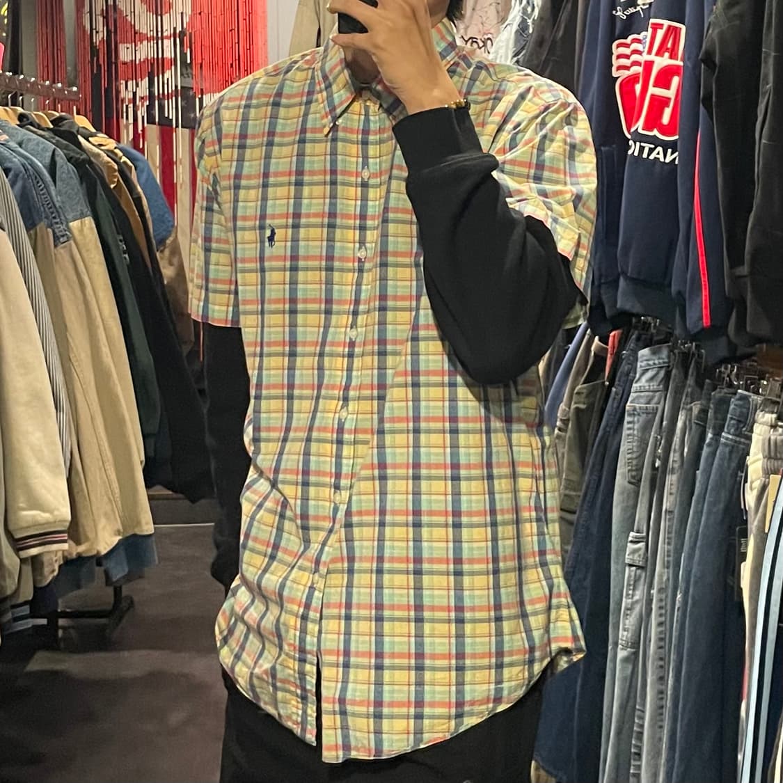 [IM] polo 폴로 체크 반팔셔츠 상품이미지5