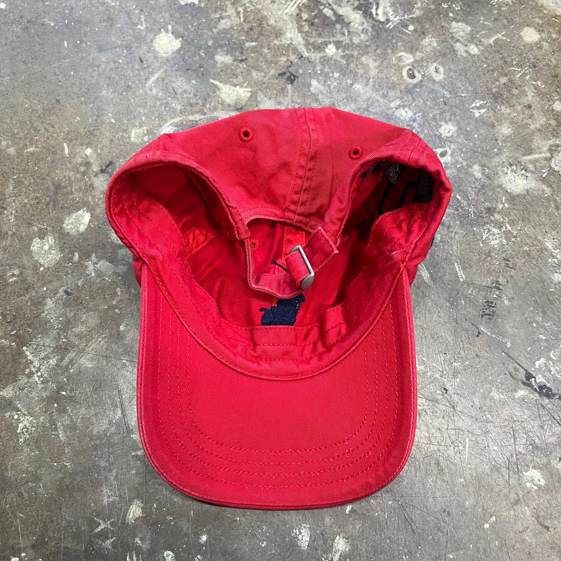 폴로 랄프로렌 레드 볼캡 모자 야구모자 남녀공용 상품이미지3