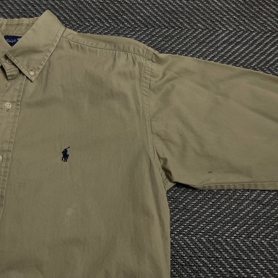 폴로 랄프로렌 포니 로고 옥스포드 셔츠 베이지o 4306 상품이미지4