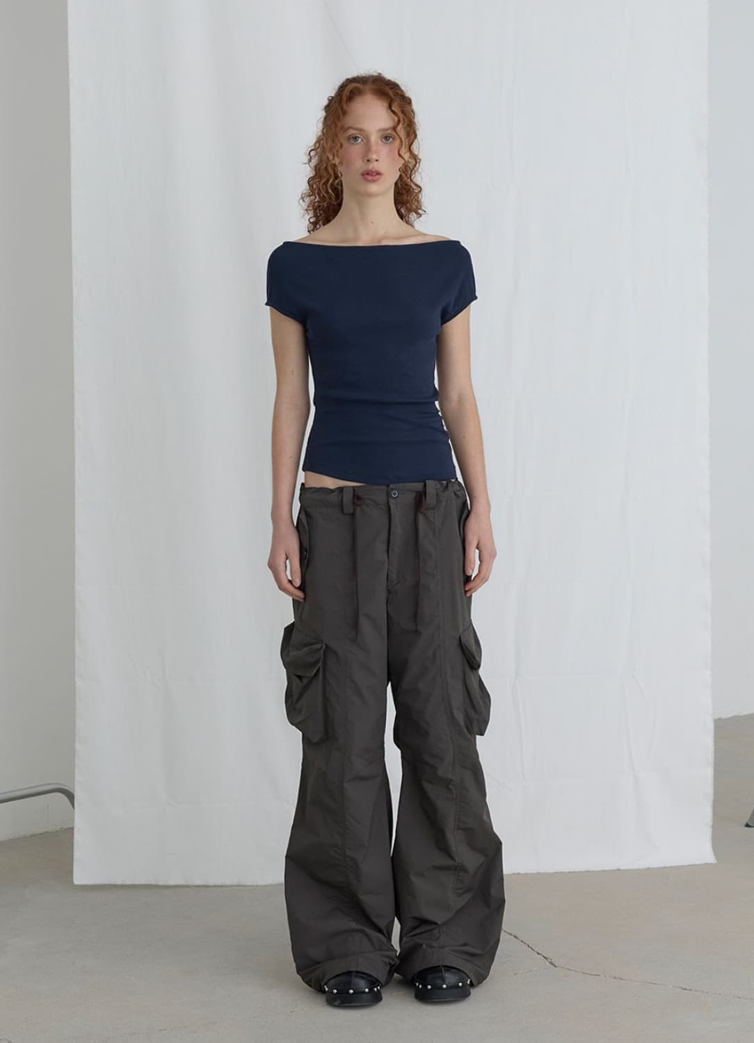 오데스 컴피 패러슈트 카고 팬츠 / 카키브라운 상품이미지1