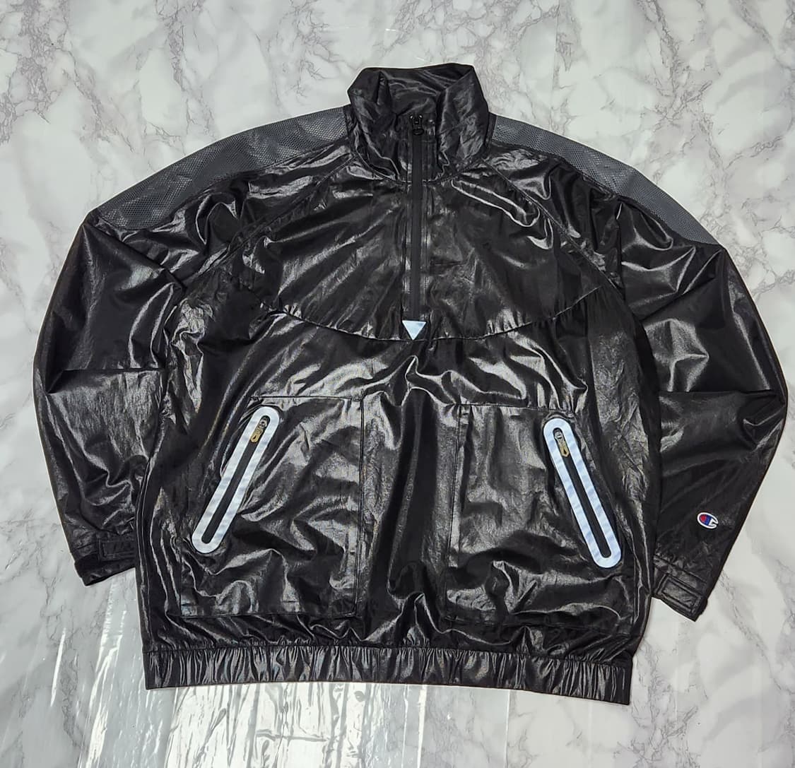 XL 챔피온 90s 빅로고 올드스쿨 아노락 바람막이 유광 자켓 상품이미지5