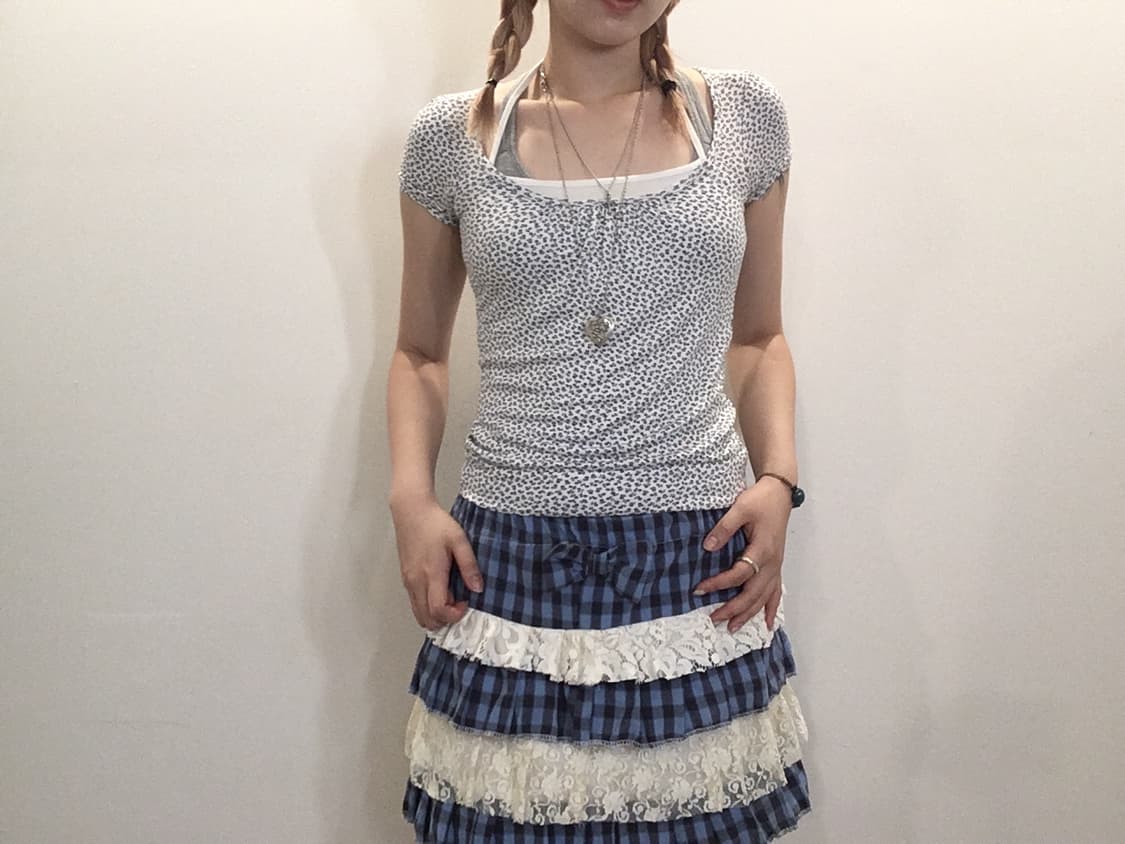 made in Italy floral layered puff t shir 상품이미지4