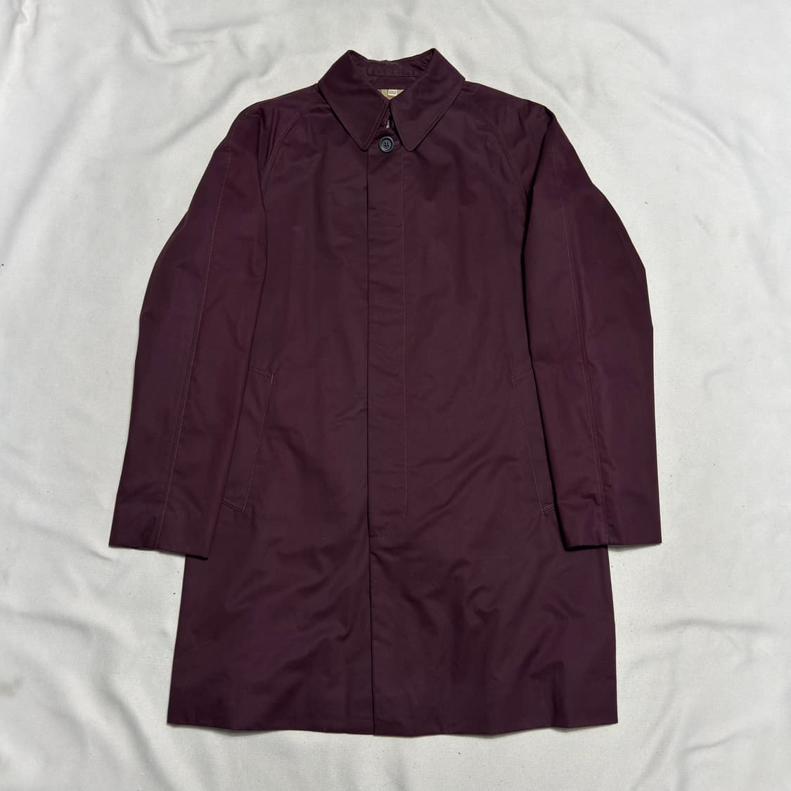 48 버버리 와인 싱글 코트 상품이미지2