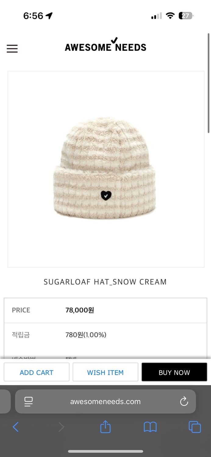 어썸니즈 비니 상품이미지2