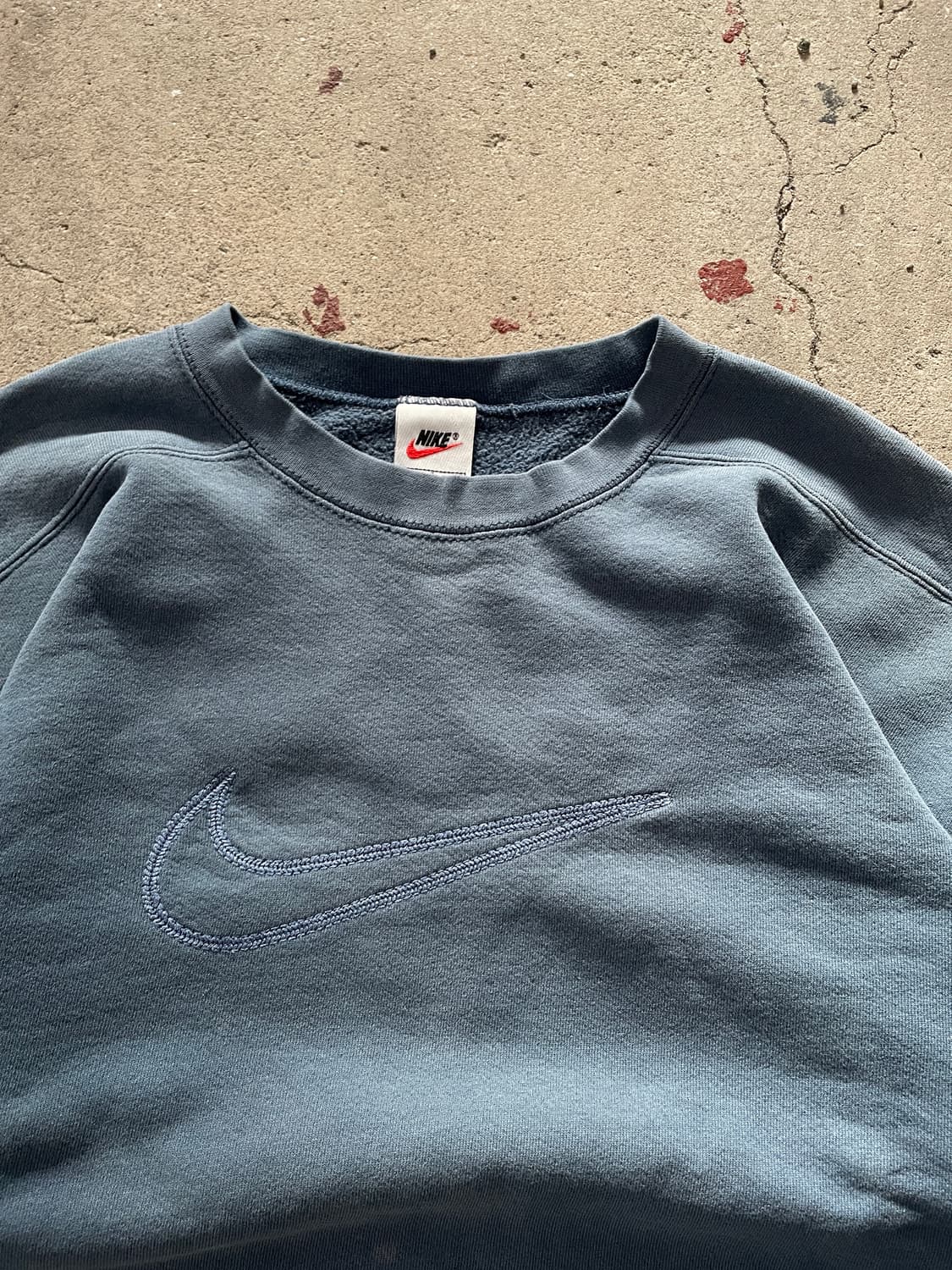 USA Made)90s Nike Big Swoosh Sky Blue 상품이미지2