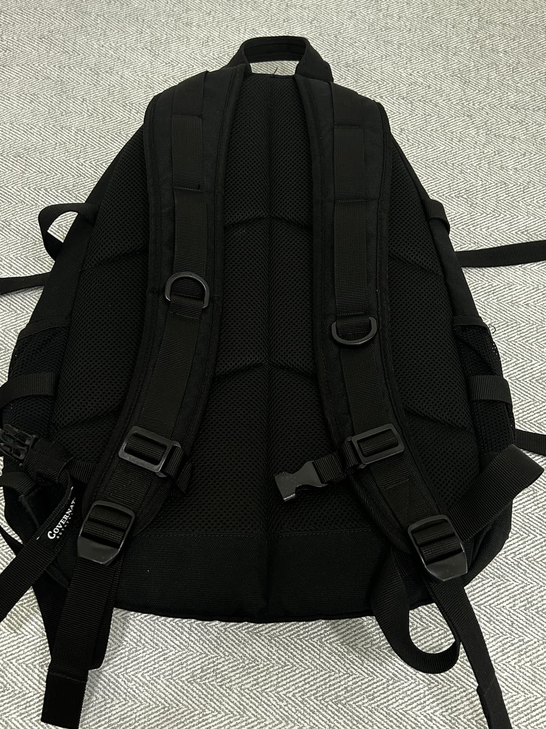 커버낫 2단 블랙 백팩 노트북 가방 상품이미지3