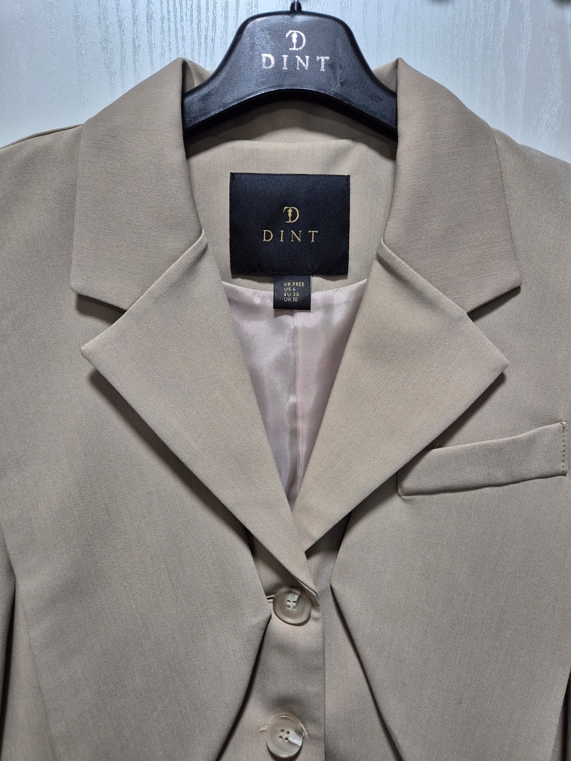 (타임세일)(새상품)DINT 딘트 플리츠 미디 원피스 자켓 상품이미지4