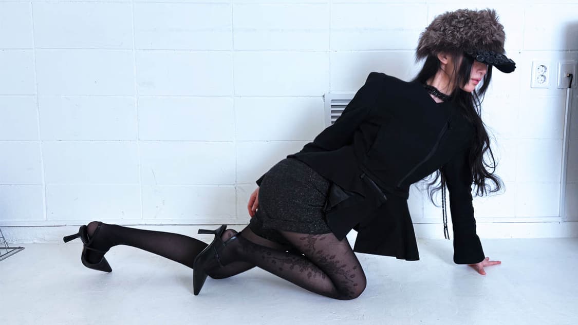 Black attached flare zipper jacket 상품이미지5