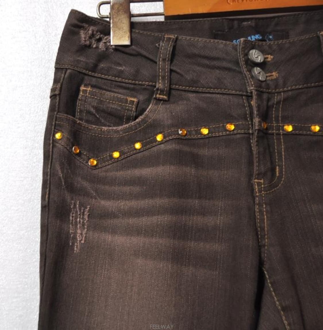 손정완/여성부츠컷청바지(허리26) 상품이미지5