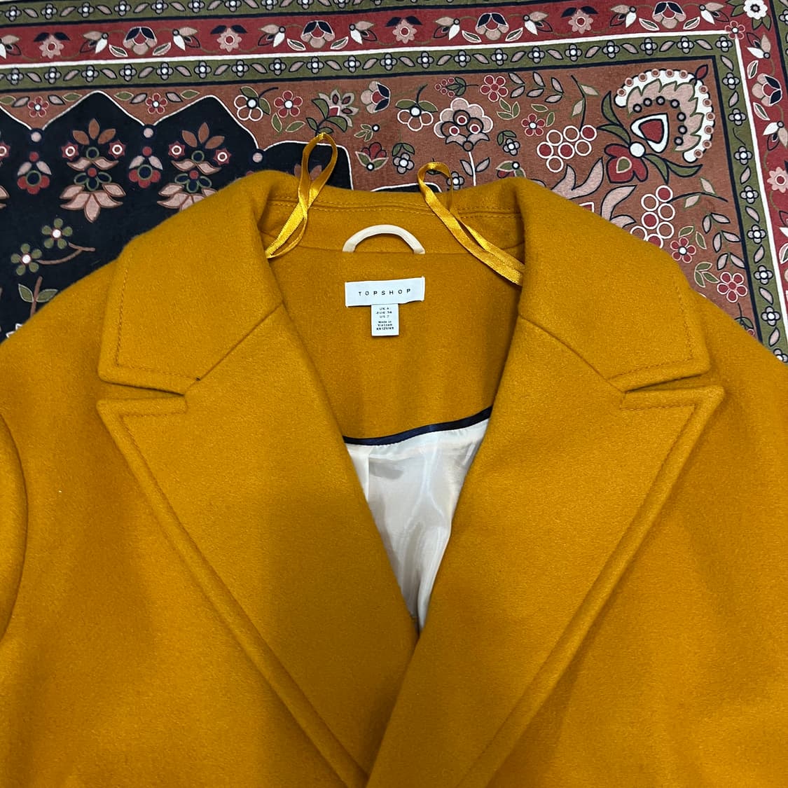 탑샵 여성 럭셔리 울 더플 코트 2 상품이미지2