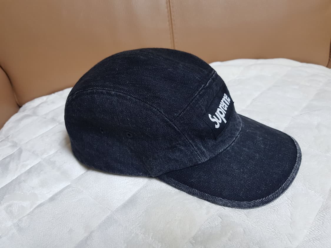 슈프림 데님 캠프캡 모자 볼캡 블랙 24SS 상품이미지3