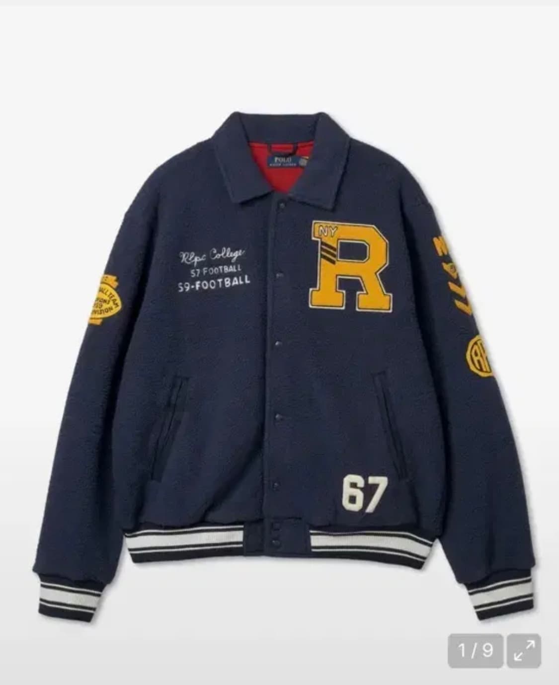 폴로랄프로렌 후리스 바티시 레터맨 XL 상품이미지1